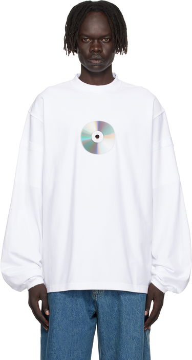 Majica kratkih rukava VETEMENTS Vetements CD Reworked Long Sleeve T-Shirt Bijela | UH76LS780W, 0