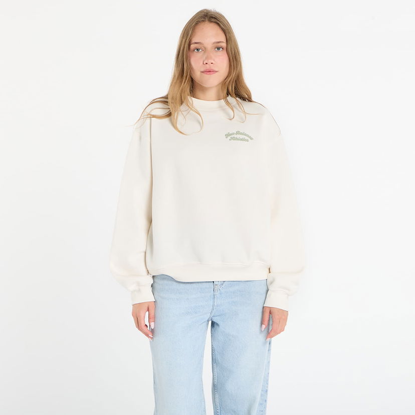 Dukserice New Balance New Balance Linear Heritage Fleece Crew Sweatshirt Bijela | WT53516PEF