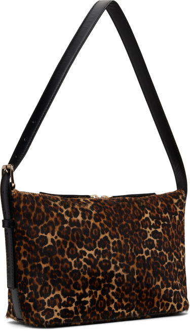Torba za rame A.P.C. Leopard Print Shoulder Bag Smeđa | PXCAU-F61974, 2