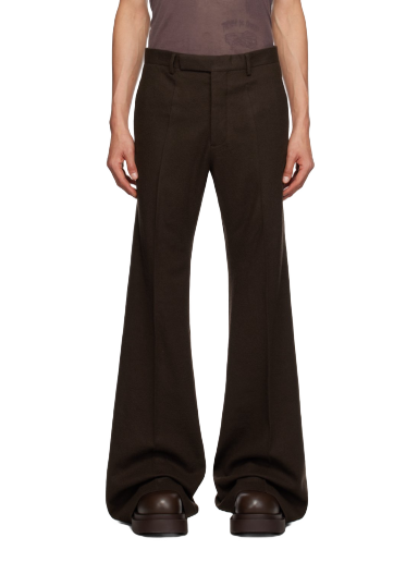 Hlače Rick Owens Astaire Trousers Smeđa | RU02C7350 WN