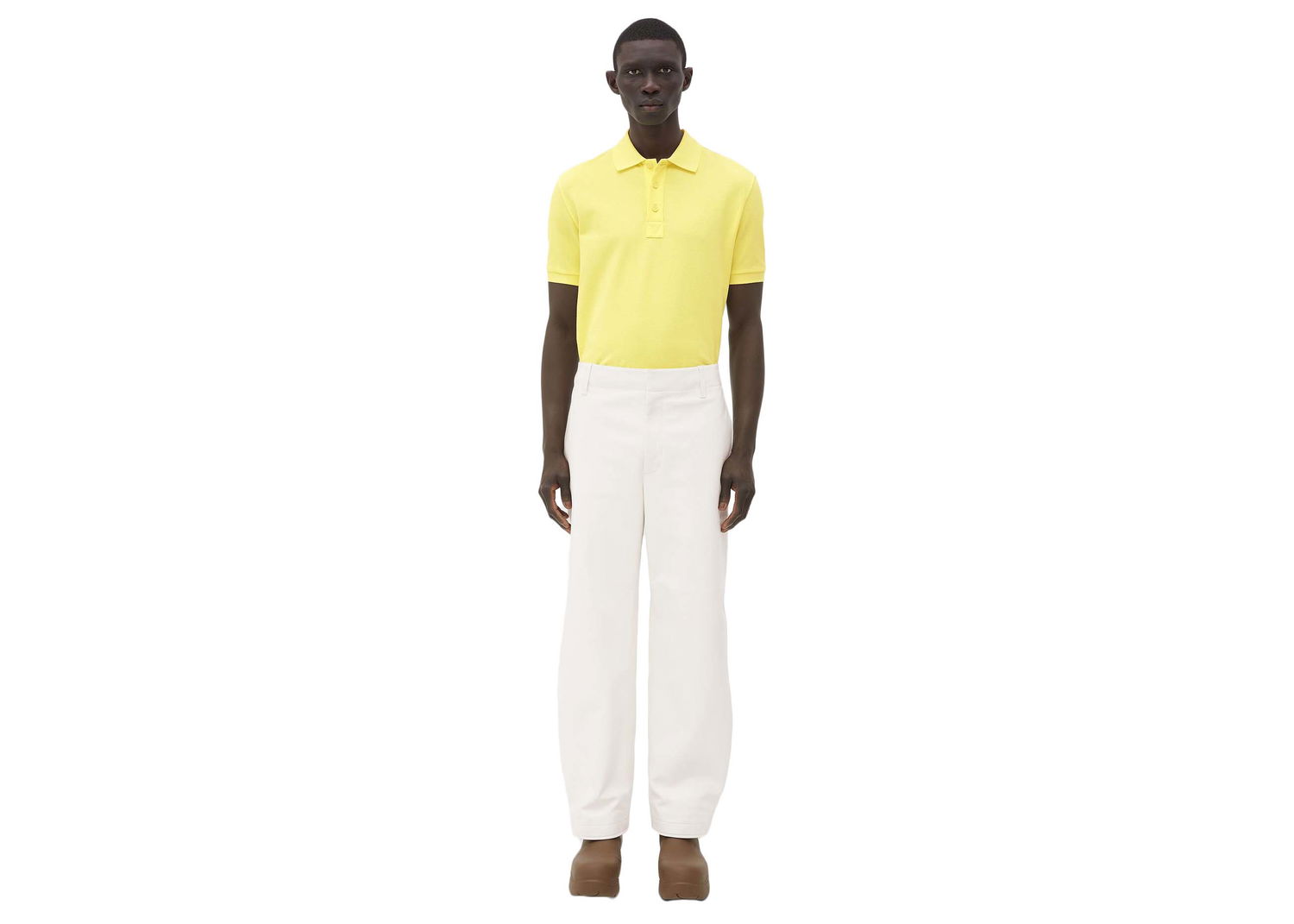 Polo majica Bottega Veneta Polo Tee Žuta | 682544V01G07400, 0