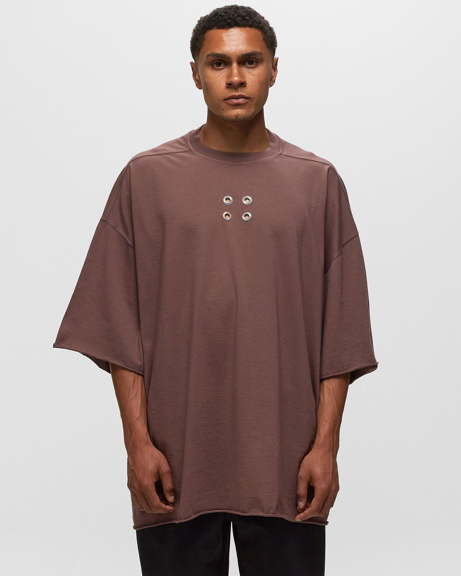 Majica kratkih rukava Rick Owens DRKSHDW KNIT T-SHIRT - TOMMY T Ljubičasta | DU02C5259, 1