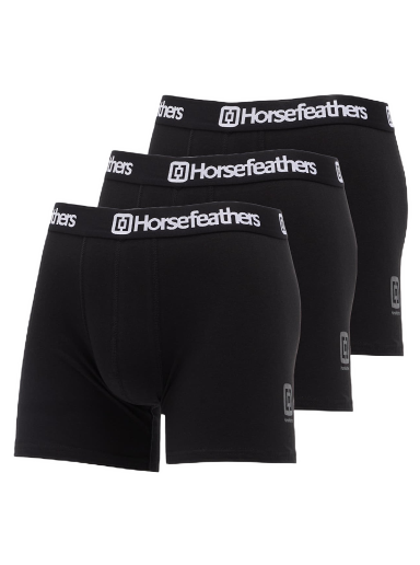 Bokserice Horsefeathers Dynasty 3Pack Boxer Crna | AM067A