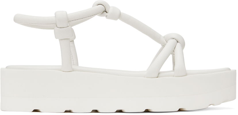 Tenisice i cipele Gianvito Rossi Marine Flat Sandals Bijela | G32246.05GOM.NAP