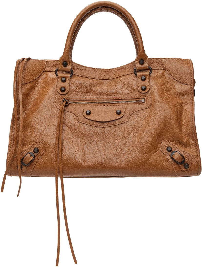 Ručna torbica Balenciaga Balenciaga 'Le City' Medium Bag Smeđa | 823058 2ABEK