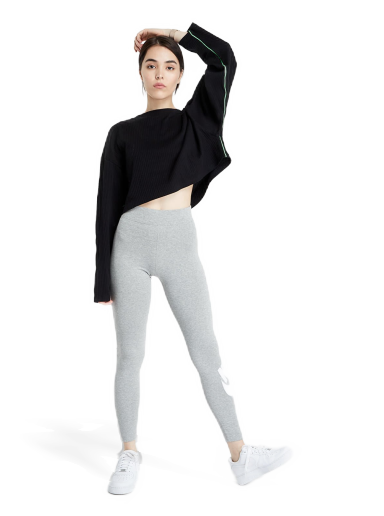 Tajice Nike Sportswear Essential High-Rise Leggings Siva | CZ8528-063