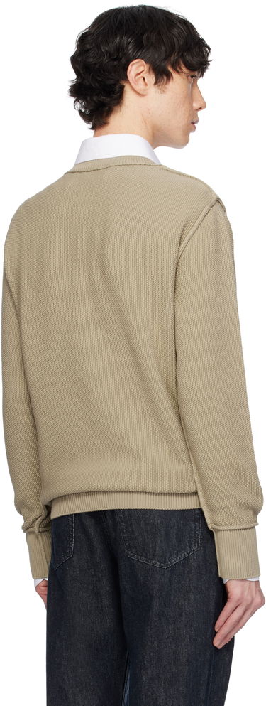 Džemper Moncler Moncler Textured Cotton Sweater Bež | K10919C00001M1367, 2