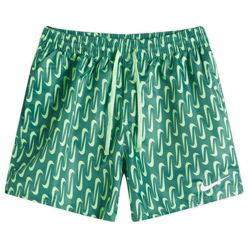 Kupaći kostimi Nike Men's 5" Printed Volley Shorts Zelena | NESSE520-302