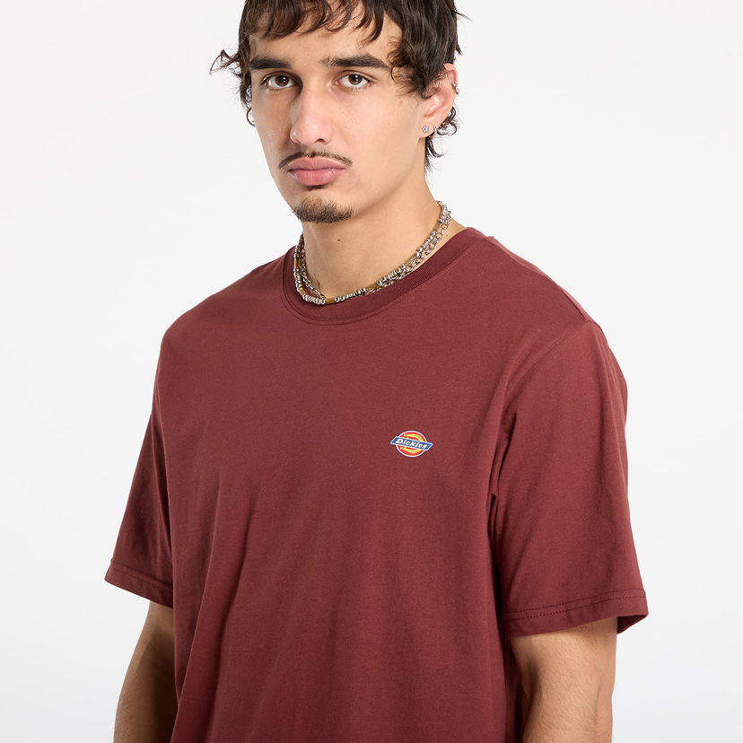 Majica kratkih rukava Dickies Lightweight Mapleton T-shirt Tamnocrvena | 0A4XDB-ANDORRA