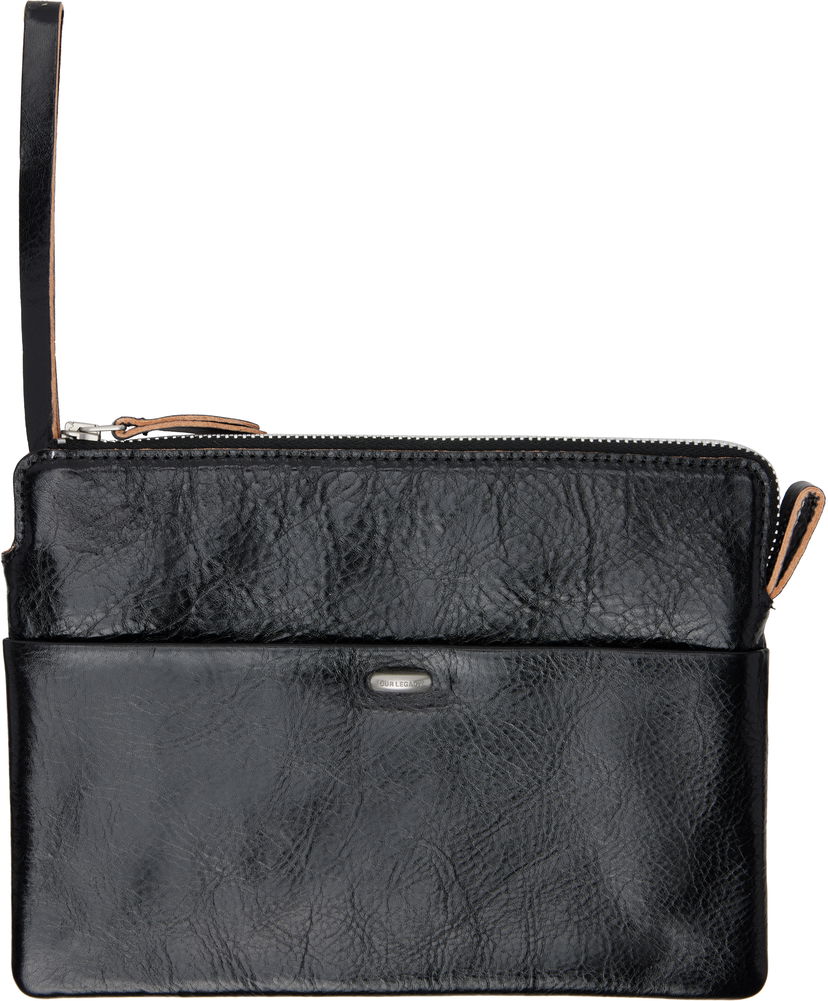 Torba oko struka OUR LEGACY Supporter Organizer Pouch Crna | A4248SOT