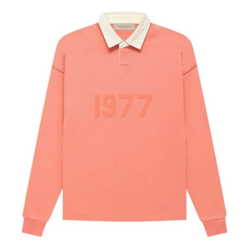 Polo majica Fear of God Fear of God Essentials 1977 Rugby Polo Narančasta | FOG-FW22-076