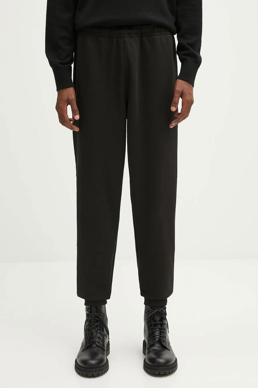 Trenirka Lacoste Lacoste Cropped Lounge Pants Crna | XH5132