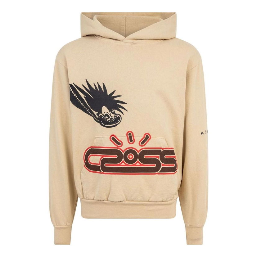 Dukserice Cactus Jack by Travis Scott Travis Scott Cactus Jack Motor Sport Hoodie Bež | CJJ6-HS14