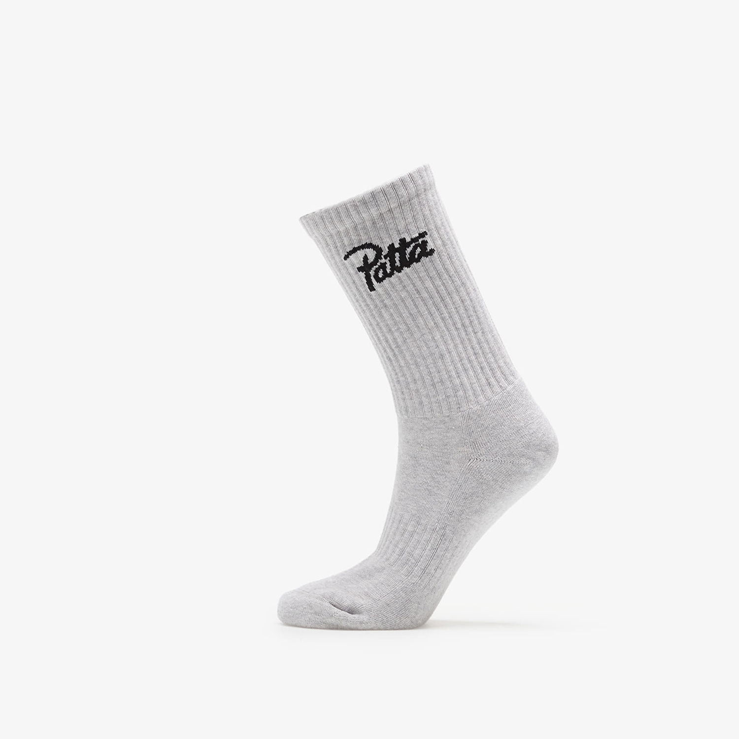 Čarape Patta Script Logo Sports Sock Melange Grey Bijela | POC-AW25-2020-396-0016-050, 0