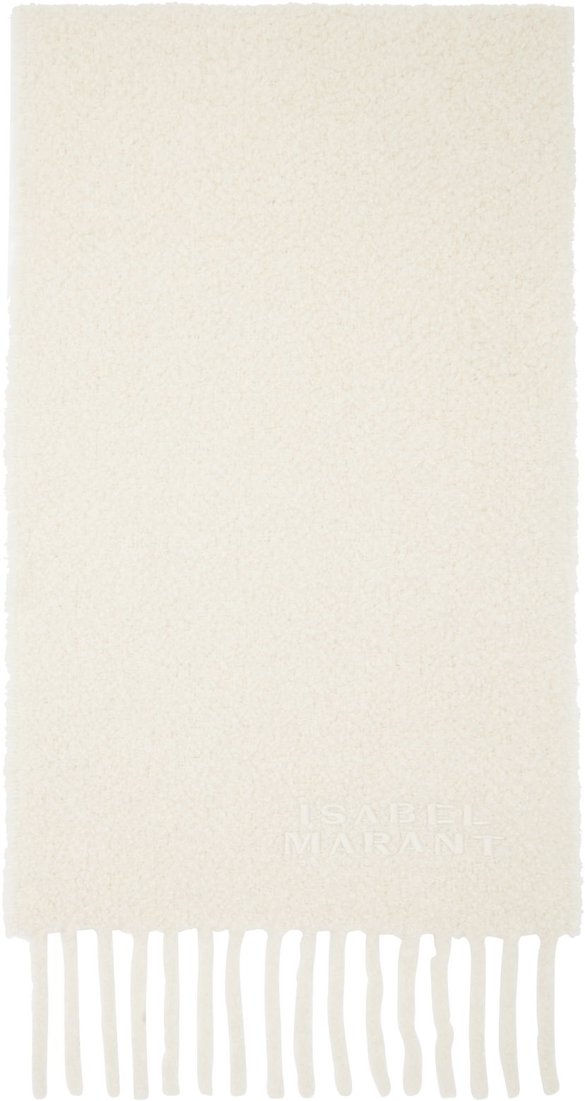 Šal ISABEL MARANT Fouzy Scarf Bež | EC092XFA-B4C06A