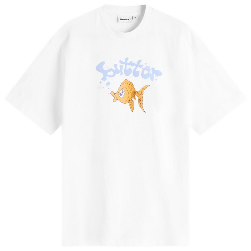 Majica kratkih rukava Butter Goods Goldfish Graphic Tee Bijela | BG252102-WHT