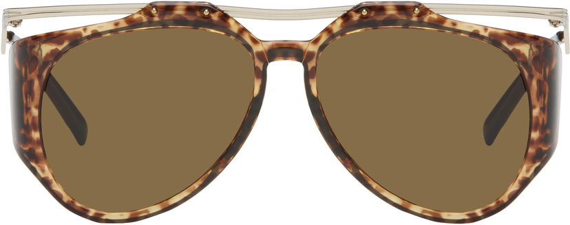 Sunčane naočale Saint Laurent Saint Laurent SL M137 Amelia Sunglasses Smeđa | SL M137 AMELIA-002