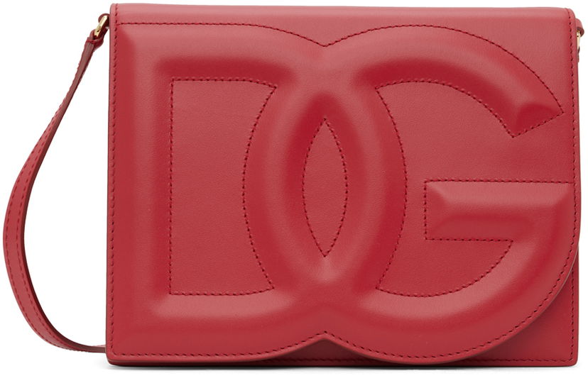 Torba za rame Dolce & Gabbana Red D&G Logo Crossbody Bag Crvena | BB7287 AW576