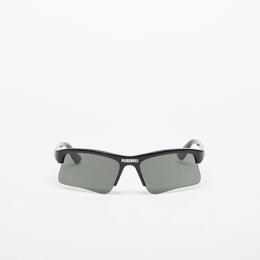 Sunčane naočale Pleasures Active Semi-Rimless Sunglasses Crna | P25F062-BLACK