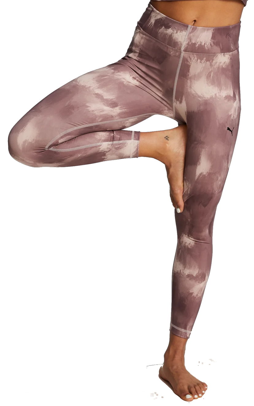 Tajice Puma Puma Studio Your Move AOP Leggings Ljubičasta | 52223047