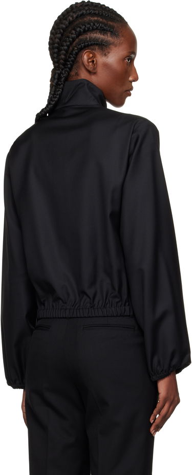 Jakna Loulou de Saison Zyla Stand Collar Blouson Jacket Crna | ZYLA, 2