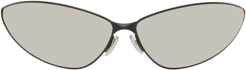 Sunčane naočale Balenciaga Balenciaga Razor Cat Eye Metal Sunglasses Crna | BB0315S-003