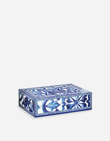 Home decor Dolce & Gabbana Dolce & Gabbana Large Decorated Plexiglass Box Onesize Plava | TCC201TCAMYUB008, 2