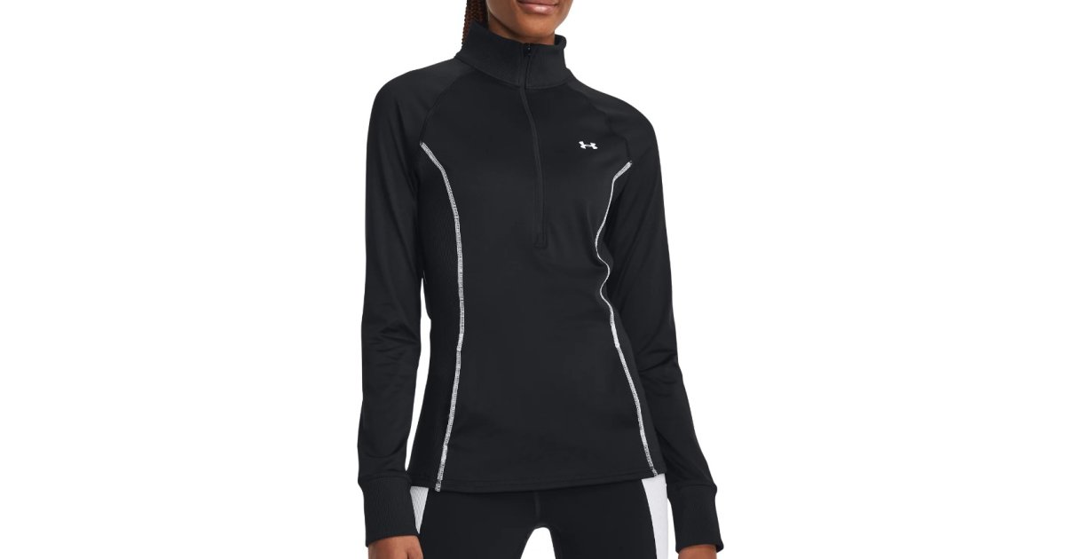 Odjeća Under Armour Train CW 1/2 Zip Crna | 1379886-001, 1