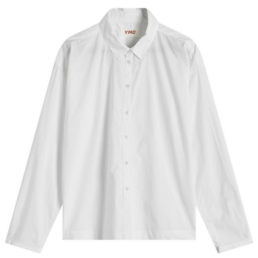 Košulja YMC Earth Marianne Oversized Shirt Bijela | Q2AZG-WHITE