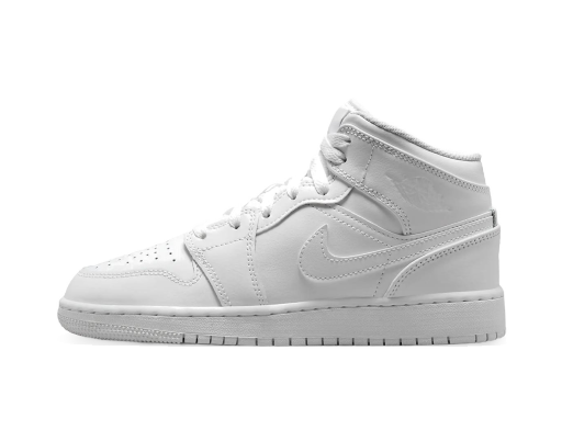Tenisice i cipele Jordan Air Jordan 1 Mid Triple White GS Bijela | 554725-136