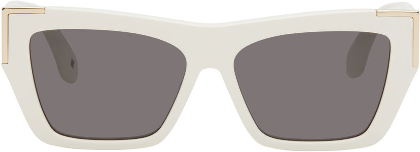 Sunčane naočale Palm Angels Hollywood Sunglasses Bijela | PERI099F24PLA0010107