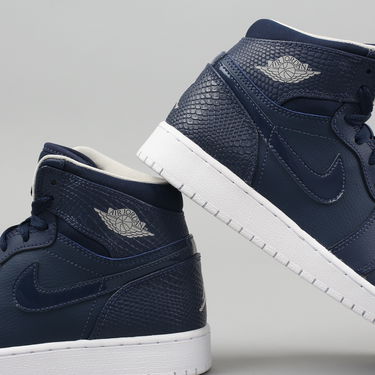Tenisice i cipele Jordan Air Jordan 1 Retro High "Midnight Navy" GS Tamnoplava | 705300-405, 4