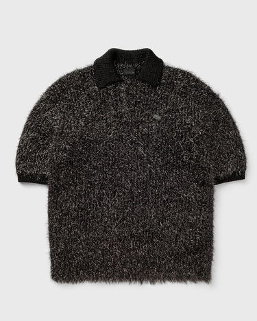 Polo majica Lacoste Short-Sleeved Shaggy Knit Polo Shirt Crna | AH3740-S5T, 2