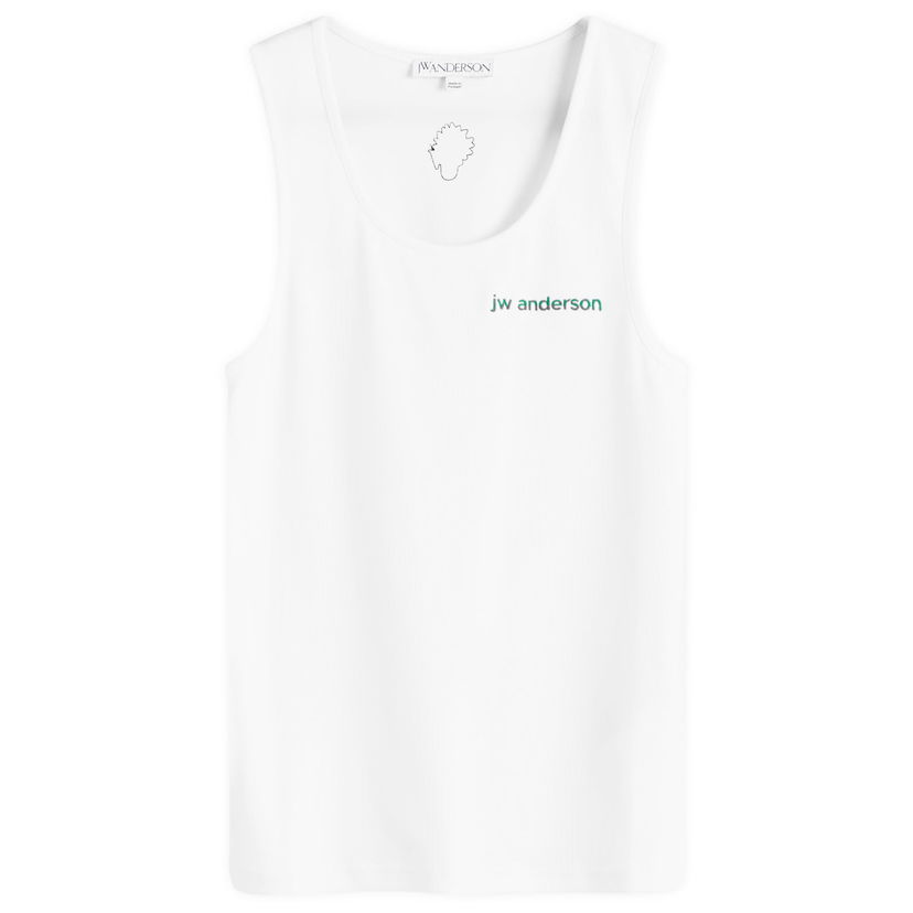 Džemper JW Anderson Chest Logo Embroidery Vest Bijela | JO0241-PG1512-001