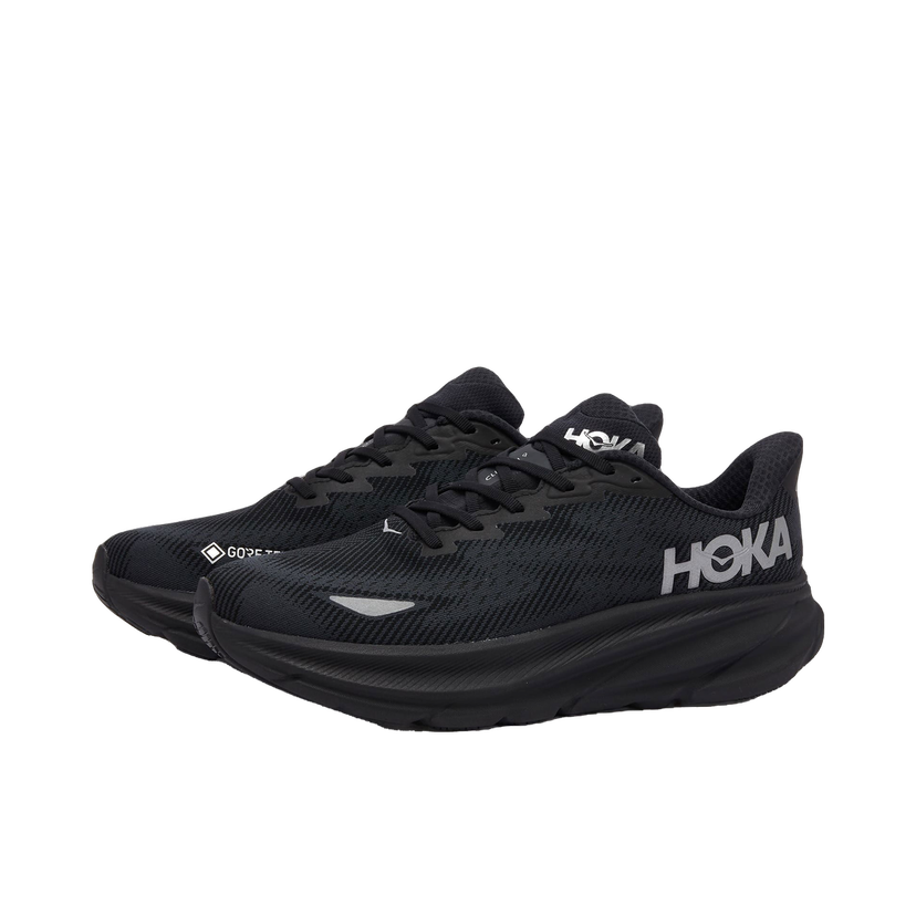 Trčanje Hoka One One M Clifton 9 GTX in Black, Size UK 10 | END. Clothing Crna | 1141470F-BBLC