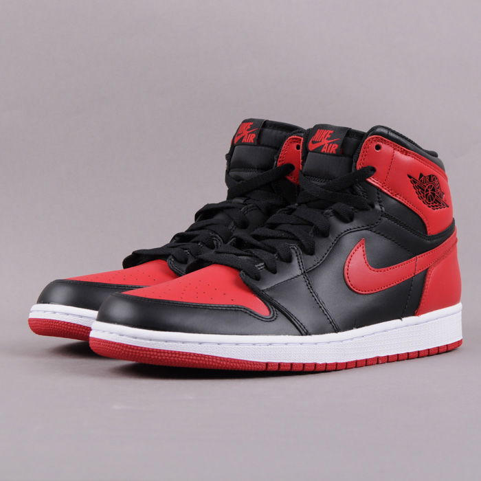 Tenisice i cipele Jordan Air Jordan 1 Retro High OG "Bred" Crvena | 555088 023, 1