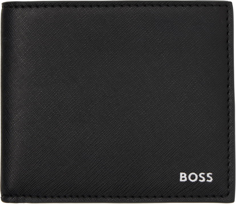 Novčanik BOSS Saffiano Leather Wallet Crna | 50536710