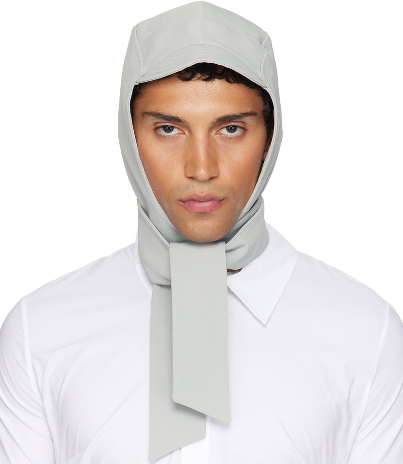 Kape i šeširi Jean Paul Gaultier Jean Paul Gaultier Long Panel Hood Siva | 25/03-W-AC029-W002-02