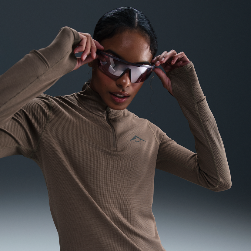 Džemper Nike Nike Trail Dri-FIT Midlayer 1/4 Zip Smeđa | HJ2248-233