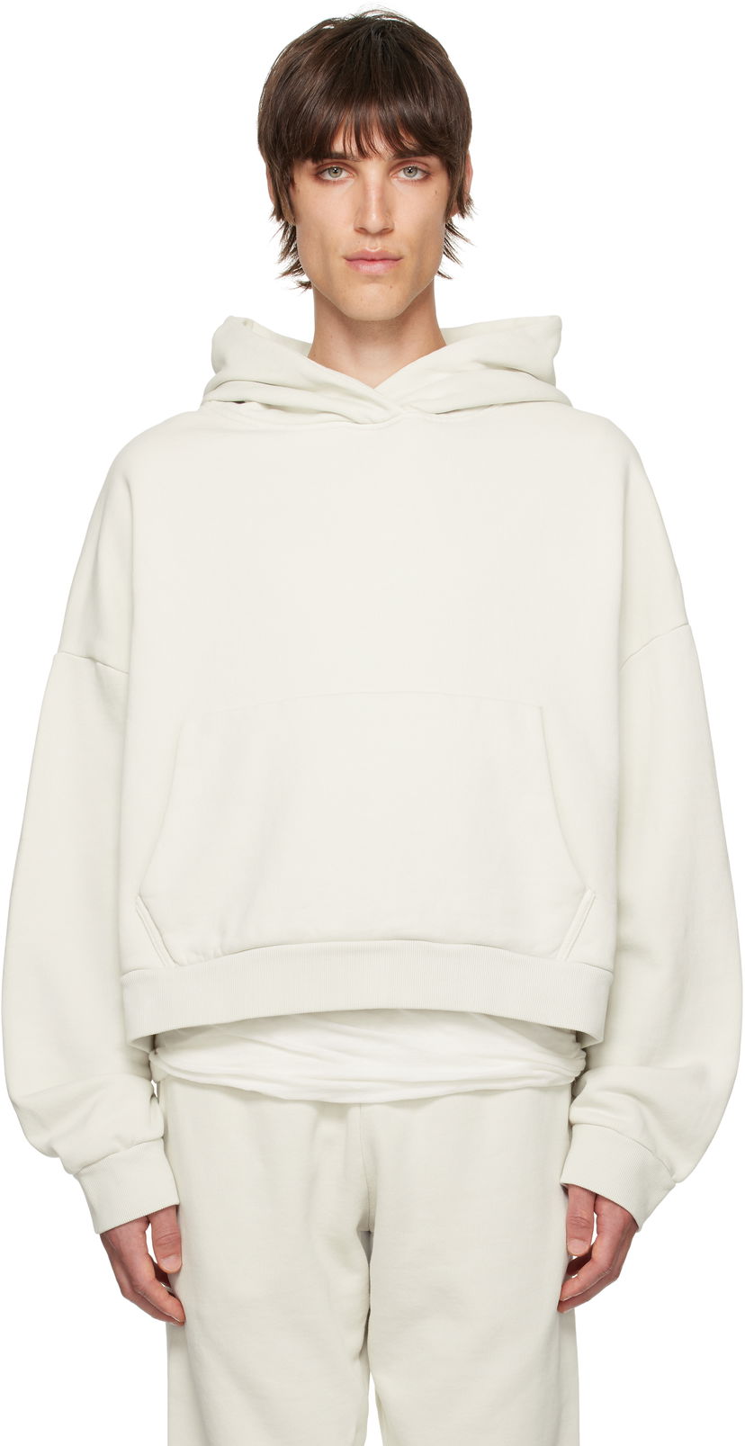 Dukserice Entire Studios Heavy Hoodie Bež | ES2125RI