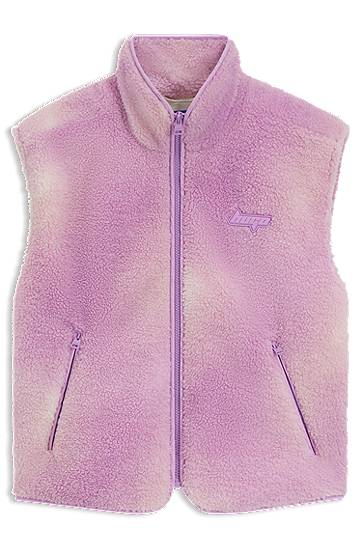 Prsluk BOSS Cloud Print Teddy Vest Ljubičasta | 50541231