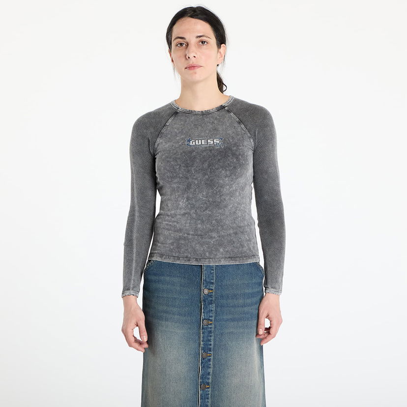 Majica kratkih rukava GUESS GUESS Originals Knit Top Siva | W5GP52J1314-JTMU