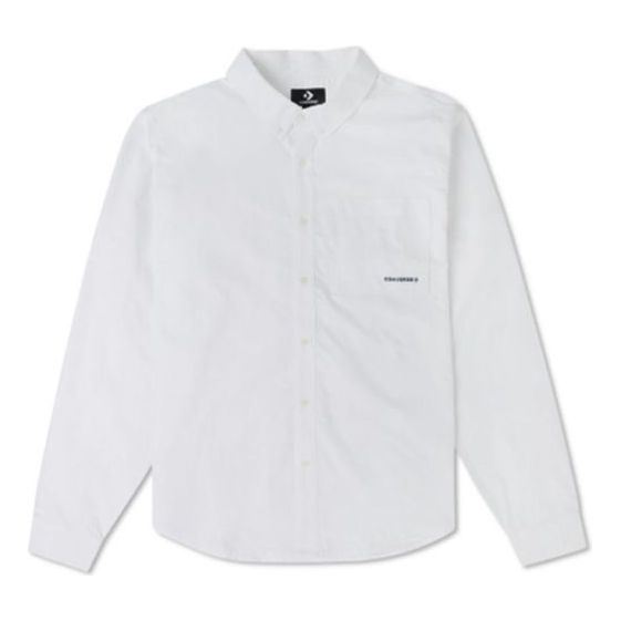 Košulja Converse Oxford Button Up Shirt Bijela | 10024602-A02