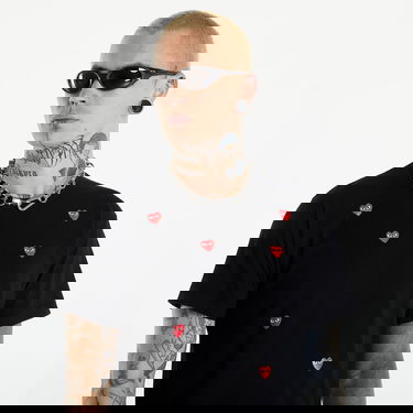 Majica kratkih rukava Comme des Garçons PLAY Short Sleeve Logo Print T-Shirt UNISEX Black Crna | AXT338 black, 1