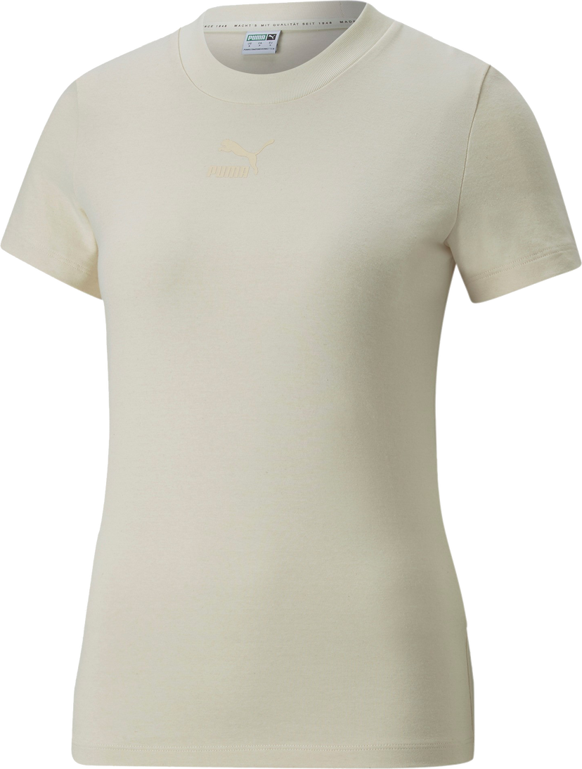 Majica kratkih rukava Puma Classics Slim T-Shirt Bež | 535610-099