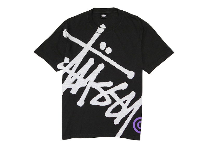 Majica kratkih rukava Stüssy Big Basic Graphic Print T-Shirt Crna | 1904956US_BLA6