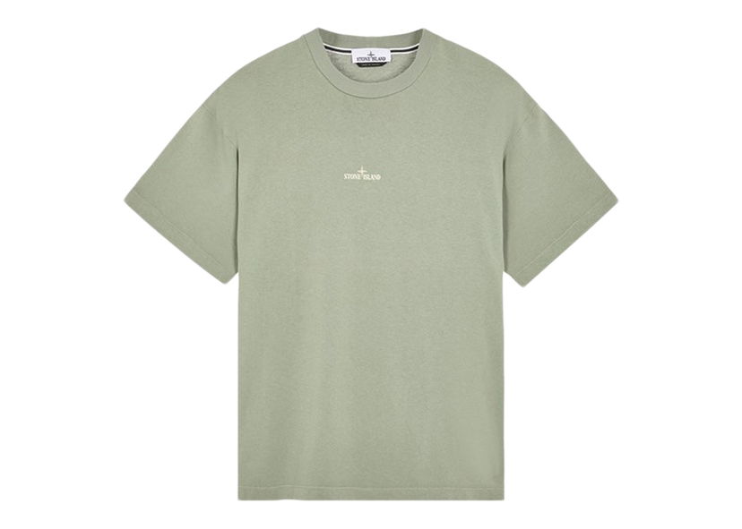 Majica kratkih rukava Stone Island Short Sleeve Camo One T-Shirt Pistachio Siva | 80152RCE6 - V0051