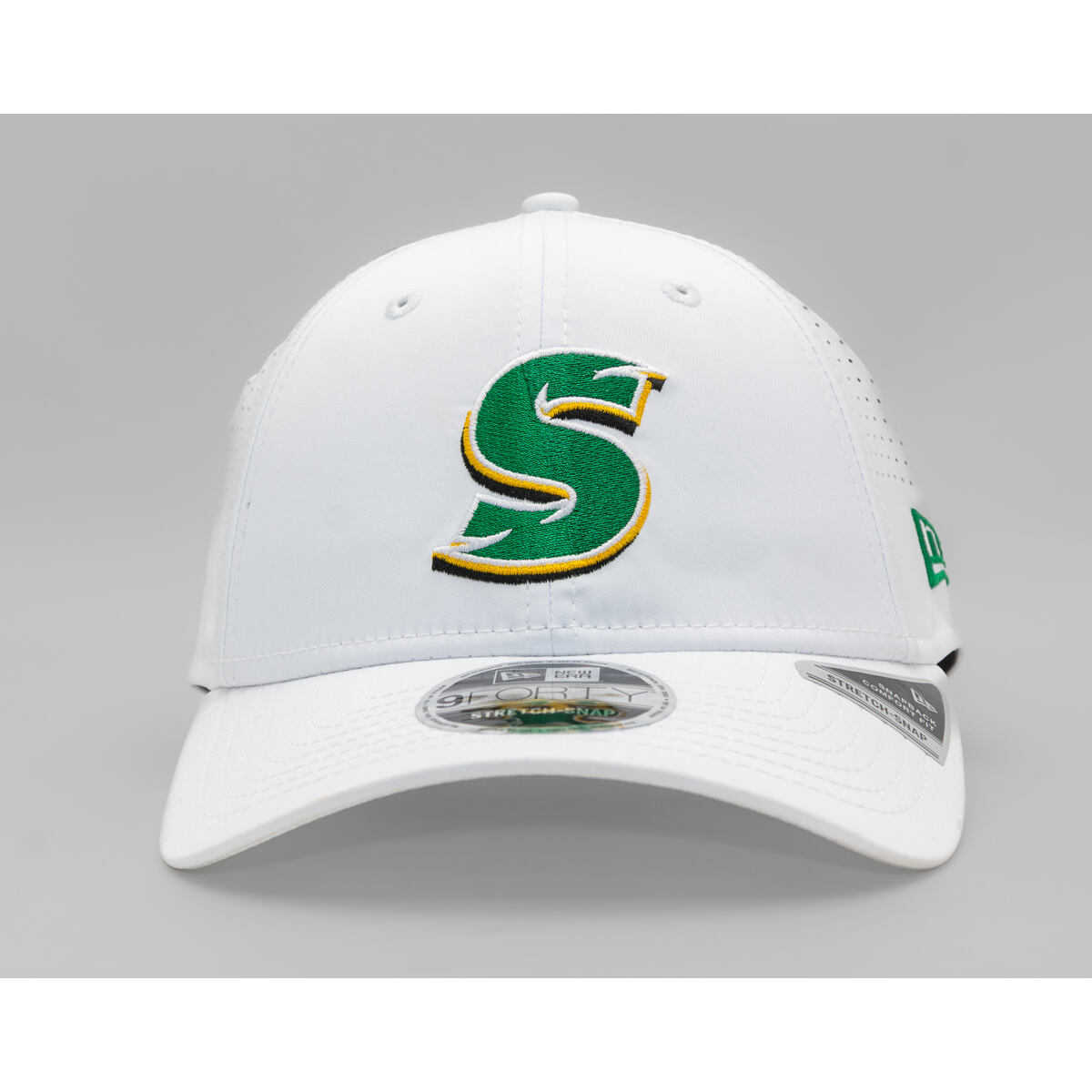 Kapa New Era Saskatchewan Roughriders STNGER 9FORTY Stretch-Snap Cap One Size (56-59 cm) Bijela | 60756698, 1