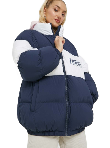 Pernata jakna Tommy Hilfiger Puffer Jacket Tamnoplava | DW0DW14306.9BYY