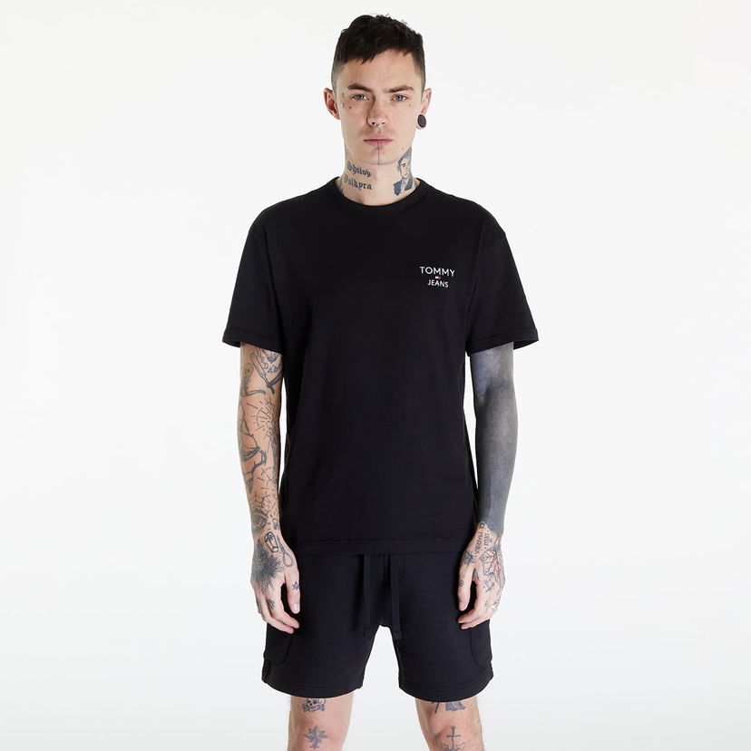Majica kratkih rukava Tommy Hilfiger Reg Corp Tee Ext Black Crna | DM0DM18872 BDS